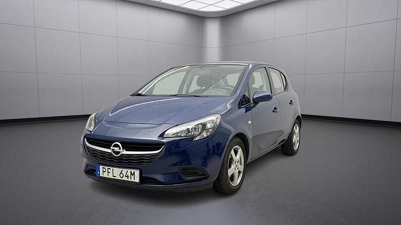 Blå Begagnad 2019 Opel Corsa Enjoy Halvkombi | 99 900 kr (Superpris) - Bild 1/4