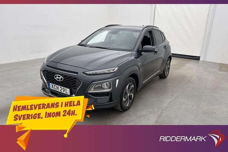 Grå Begagnad 2020 Hyundai Kona Premium SUV | 208 900 kr (Marknadspris) - Bild 1/3