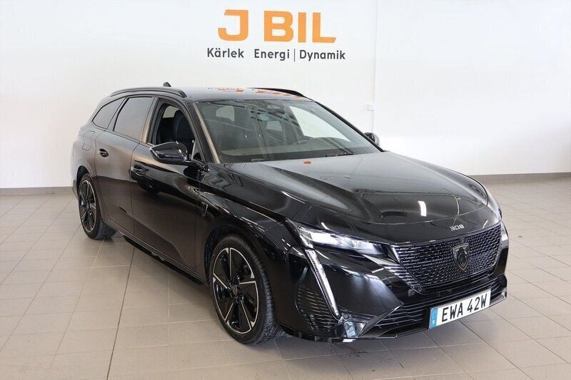 Svart Begagnad 2023 Peugeot e-308 GTi Halvkombi | 449 900 kr - Bild 1/4
