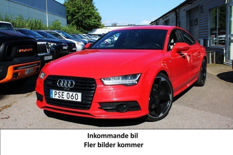 Röd Begagnad 2015 Audi A7 Sportback S-Line Halvkombi | 228 900 kr (Marknadspris) - Bild 1/2