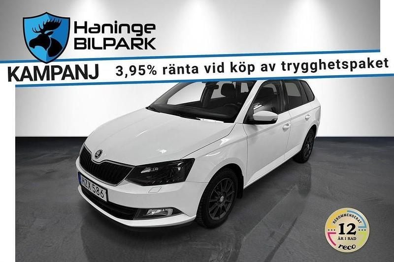 Vit Begagnad 2015 Skoda Fabia Kombi | 99 995 kr (Marknadspris) - Bild 1/3