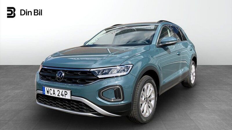 Mörkblå Ny 2025 VW T-Roc Life SUV | 367 700 kr (Bra pris) - Bild 1/4