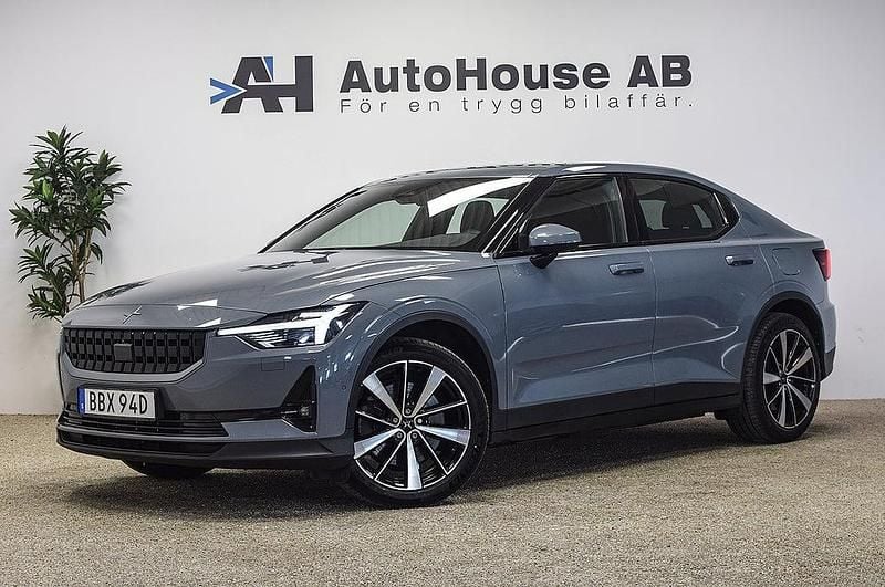 Begagnad Polestar 2 Long Range Dual motor 309 kW (421 HK) 2021 Grå Halvkombi