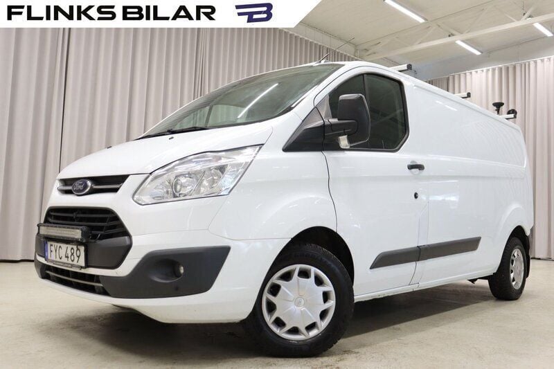 Vit (frozen white) Begagnad 2018 Ford Transit Custom Van | 139 900 kr (Bra pris) - Bild 1/4