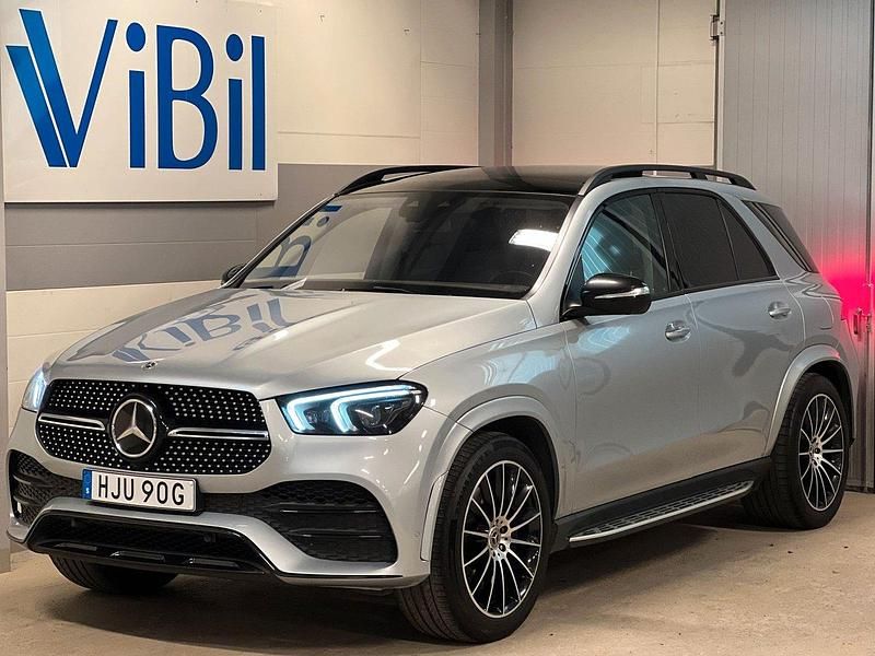 Silver Begagnad 2021 Mercedes GLE350 AMG SUV | 519 900 kr (Marknadspris) - Bild 1/4