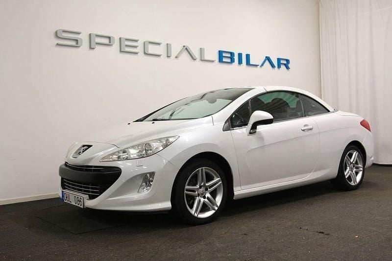 Vit Begagnad 2009 Peugeot 308 CC Cab | 69 000 kr (Marknadspris) - Bild 1/4
