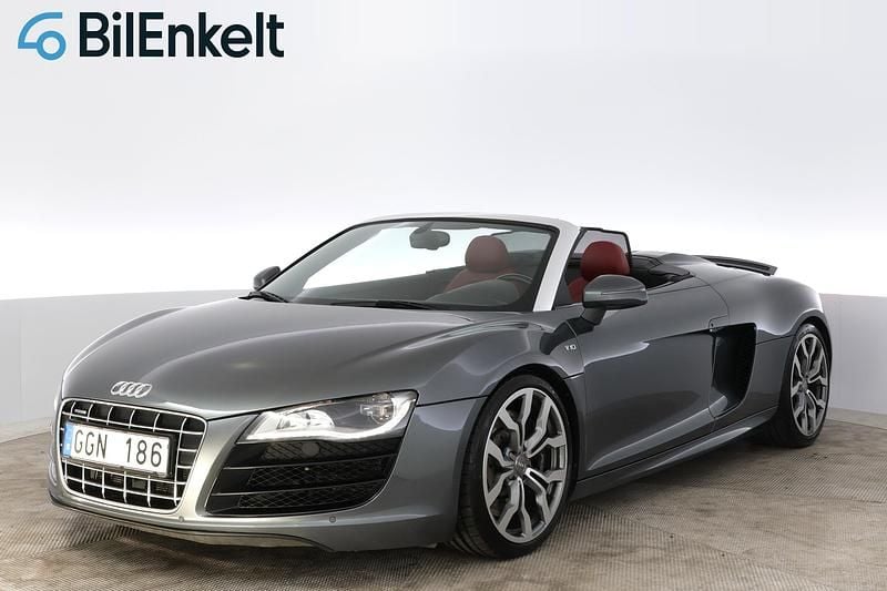 Begagnad Audi R8 Spyder 532 HK (391 kW) 2012 Grå Cab