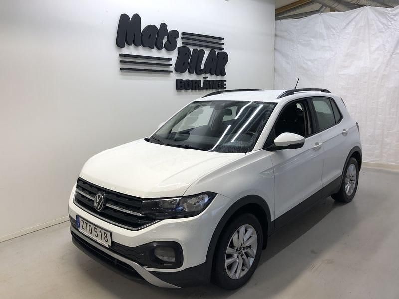 Vit Begagnad 2021 VW T-Cross SUV | 179 900 kr (Dyr) - Bild 1/4