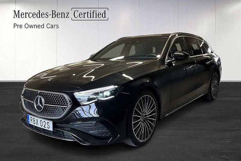Svart Ny 2024 Mercedes E300 Premium Kombi | 774 800 kr (Marknadspris) - Bild 1/4