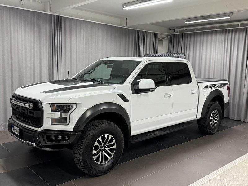 Vit Begagnad 2019 Ford F-150 Raptor Pickup | 659 900 kr (Superpris) - Bild 1/4