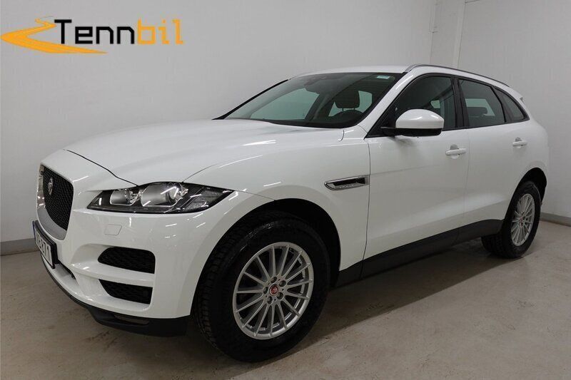 Vit Begagnad 2018 Jaguar F-Pace SUV | 209 900 kr (Bra pris) - Bild 1/4