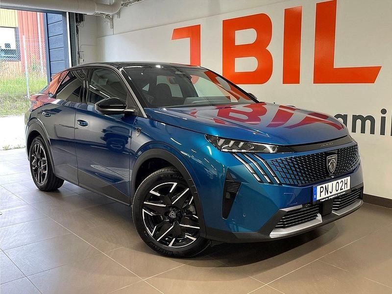 Blå Begagnad 2024 Peugeot 3008 GT SUV | 369 900 kr (Dyr) - Bild 1/4