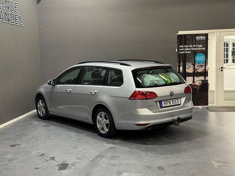 Begagnad VW Golf VII 105 HK (77 kW) 2014 Silver Kombi