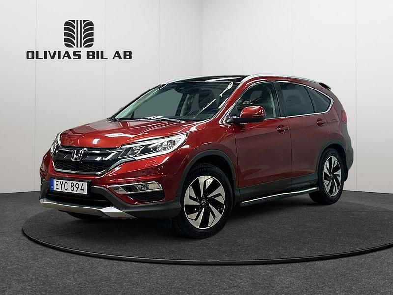 Röd Begagnad 2015 Honda CR-V Executive SUV | 169 400 kr (Marknadspris) - Bild 1/4