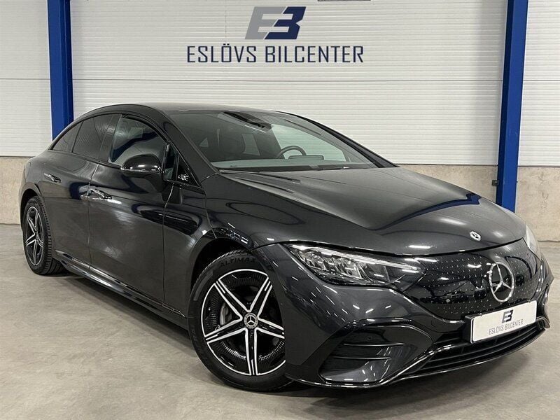 Grå Begagnad 2022 Mercedes EQE350 AMG Sedan | 449 990 kr (Superpris) - Bild 1/4