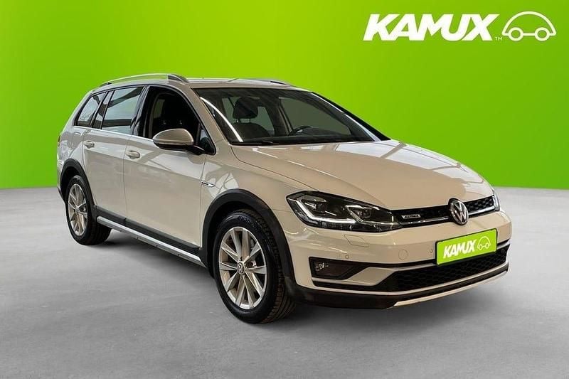 Vit Begagnad 2018 VW Golf Alltrack Kombi | 154 800 kr (Marknadspris) - Bild 1/3