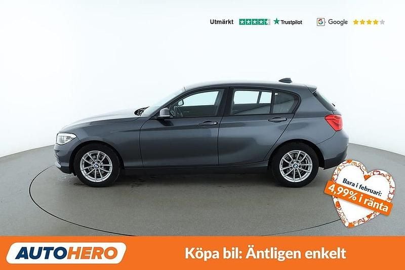 Begagnad BMW 116 Advantage 117 HK (86 kW) 2015 Grå Halvkombi