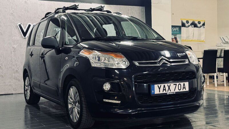 Begagnad Citroën C3 Picasso 93 HK (68 kW) 2012 Blå Minibuss