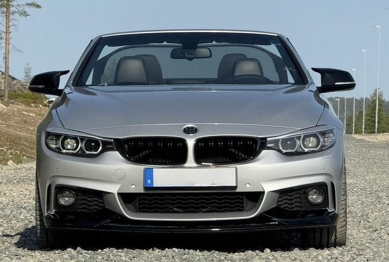 Silver Begagnad 2018 BMW 420 M Sport Cab | 260 000 kr - Bild 1/3