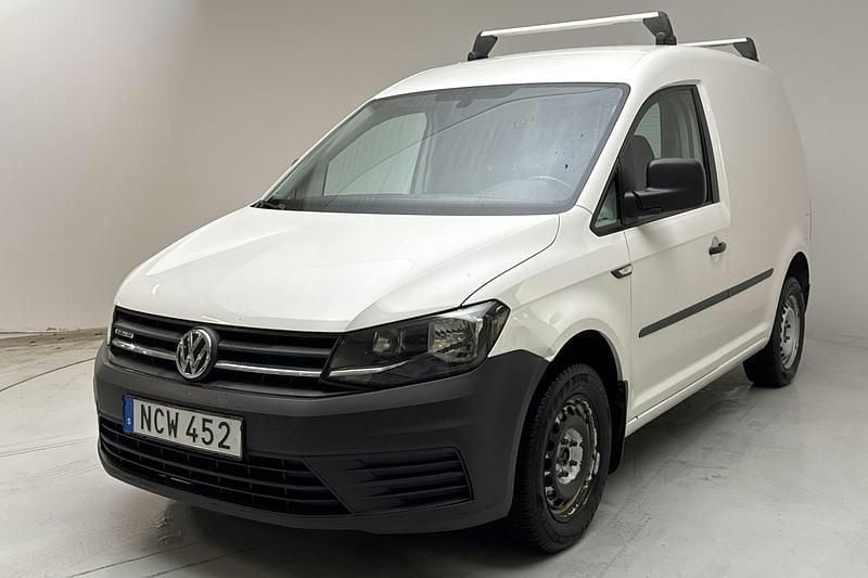Vit Begagnad 2016 VW Caddy Minibuss | 50 000 kr - Bild 1/4