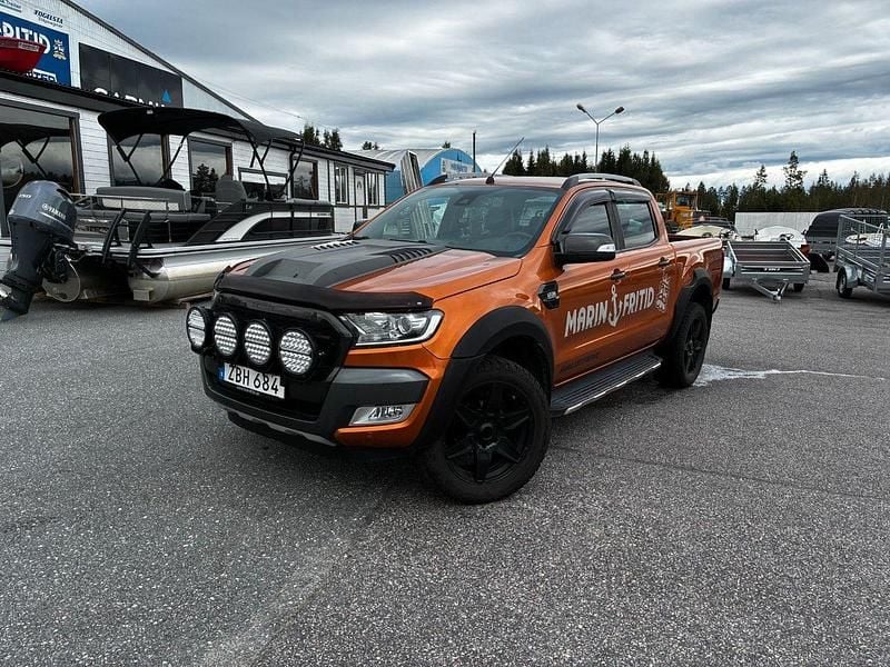 Orange Begagnad 2017 Ford Ranger Pickup | 249 900 kr (Marknadspris) - Bild 1/4