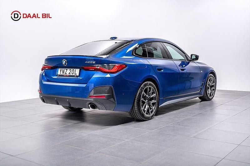 Begagnad BMW 420 Gran Coupé M Sport 190 HK (139 kW) 2023 Blå Sportkupé