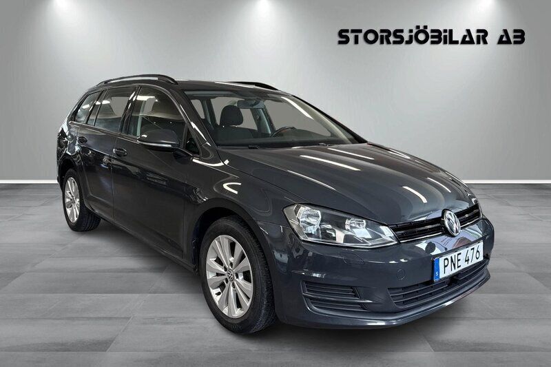 Mörkgrå Begagnad 2014 VW Golf VII Kombi | 119 000 kr (Lite dyr) - Bild 1/4