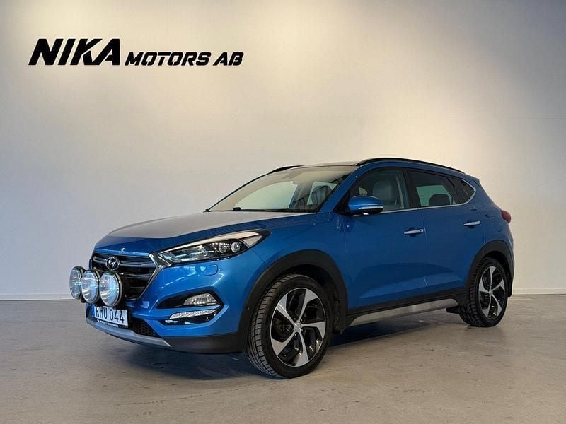 Ljusblå Begagnad 2017 Hyundai Tucson SUV | 164 900 kr (Marknadspris) - Bild 1/4
