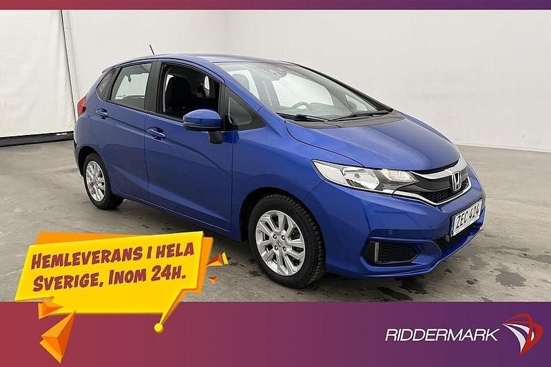 Blå Begagnad 2017 Honda Jazz Halvkombi | 148 900 kr (Marknadspris) - Bild 1/3
