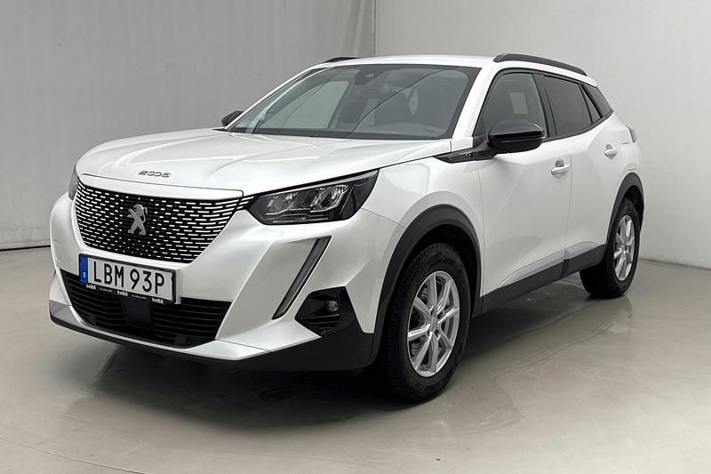 Vit Begagnad 2022 Peugeot e-2008 Allure SUV | 170 000 kr (Bra pris) - Bild 1/4