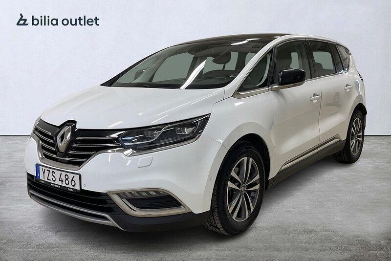 Vit Begagnad 2017 Renault Espace Zen Minibuss | 154 900 kr (Marknadspris) - Bild 1/3