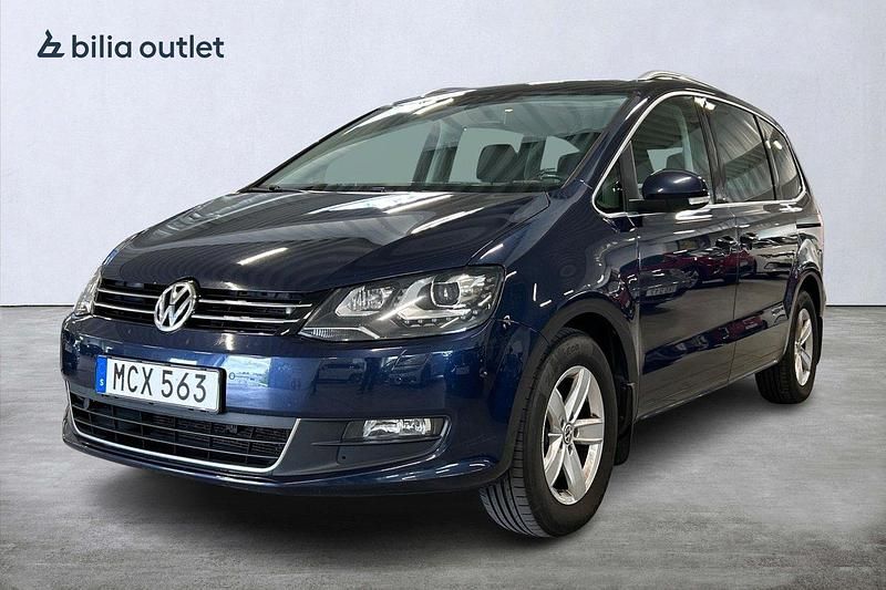Mörkblå Begagnad 2011 VW Sharan Minibuss | 119 900 kr (Marknadspris) - Bild 1/3