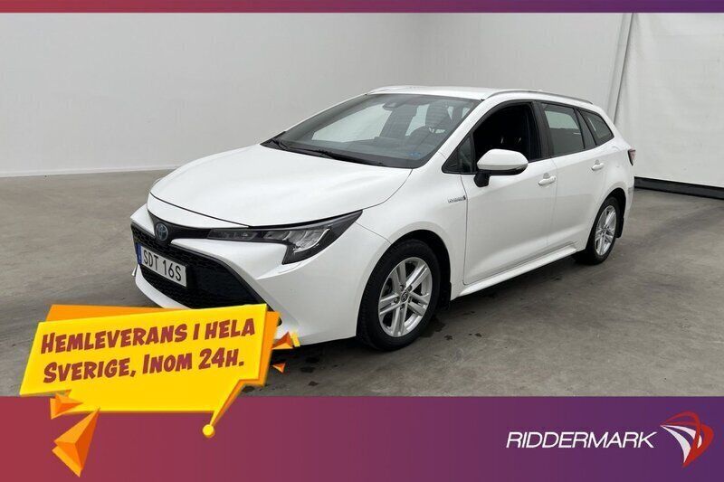 Vit Begagnad 2021 Toyota Corolla Active Kombi | 208 900 kr (Marknadspris) - Bild 1/3