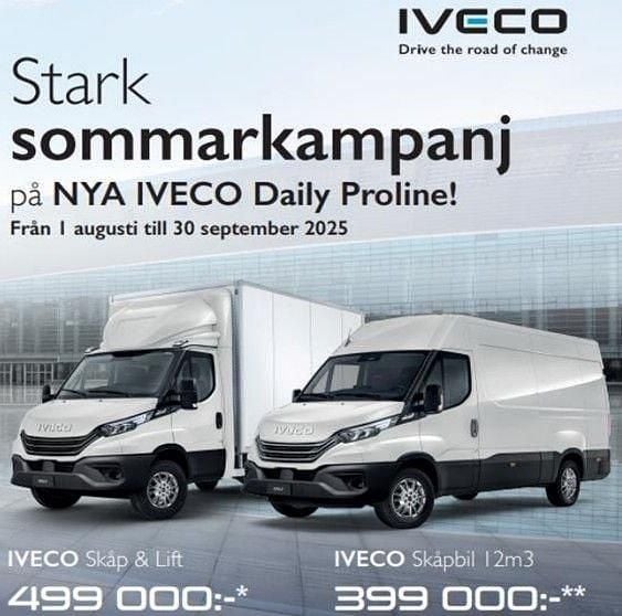 Ny 2025 Iveco Daily Van | 498 750 kr (Marknadspris) - Bild 1/1