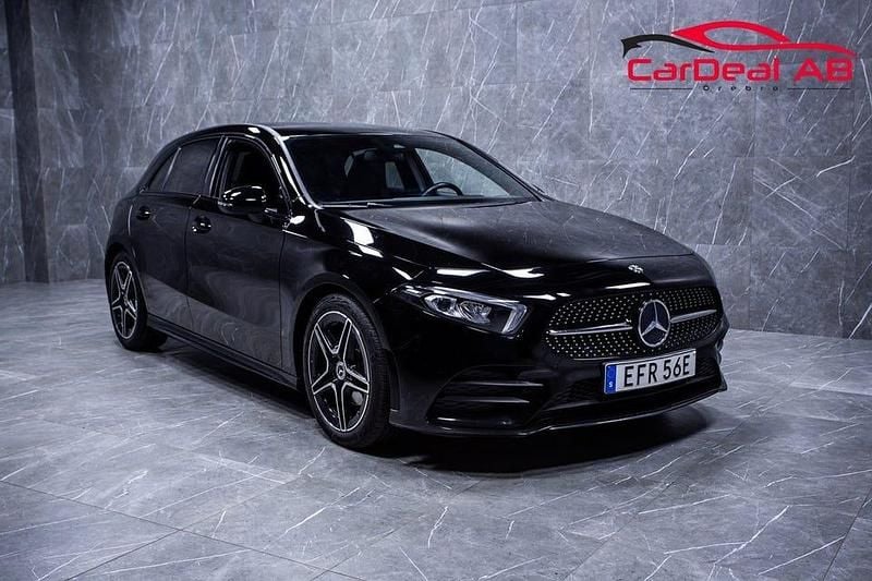 Begagnad Mercedes A180 AMG 136 HK (100 kW) 2020 Svart Halvkombi