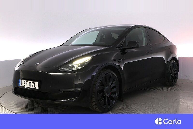 Begagnad 2022 Tesla Model Y Performance SUV | 429 900 kr - Bild 1/4
