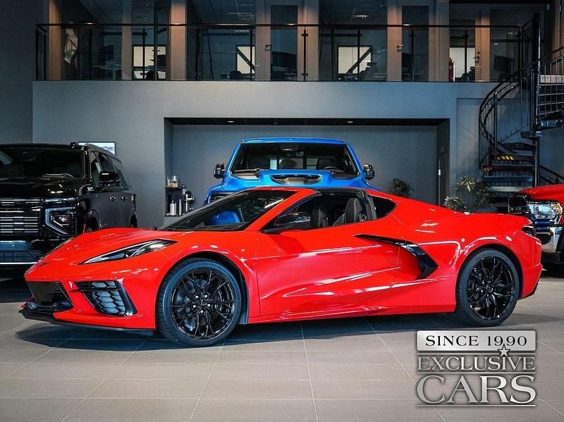 Röd Begagnad 2024 Chevrolet Corvette Sportkupé | 1 299 000 kr (Marknadspris) - Bild 1/4