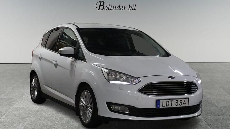 Vit Begagnad 2015 Ford C-MAX Titanium Minibuss | 58 900 kr (Superpris) - Bild 1/4