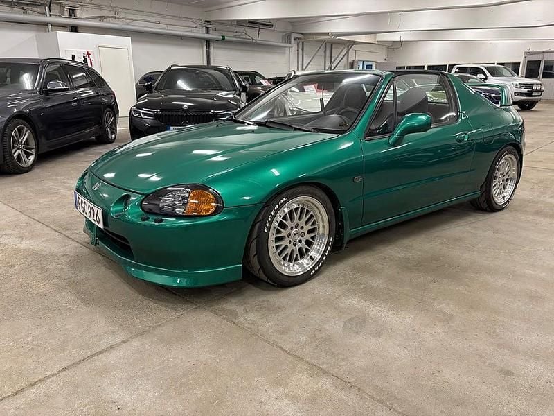 Grön Begagnad 1992 Honda CR-X Cab | 149 900 kr - Bild 1/4