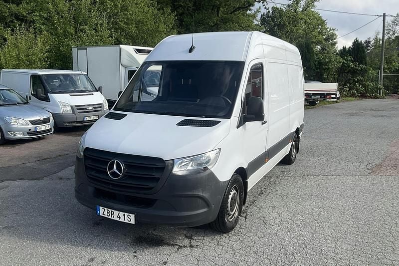 Vit Begagnad 2021 Mercedes Sprinter Van | 265 000 kr - Bild 1/4