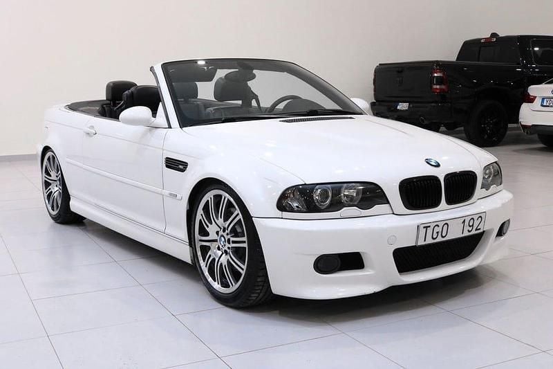 Vit Begagnad 2002 BMW M3 Cabriolet Cab | 289 900 kr (Marknadspris) - Bild 1/4