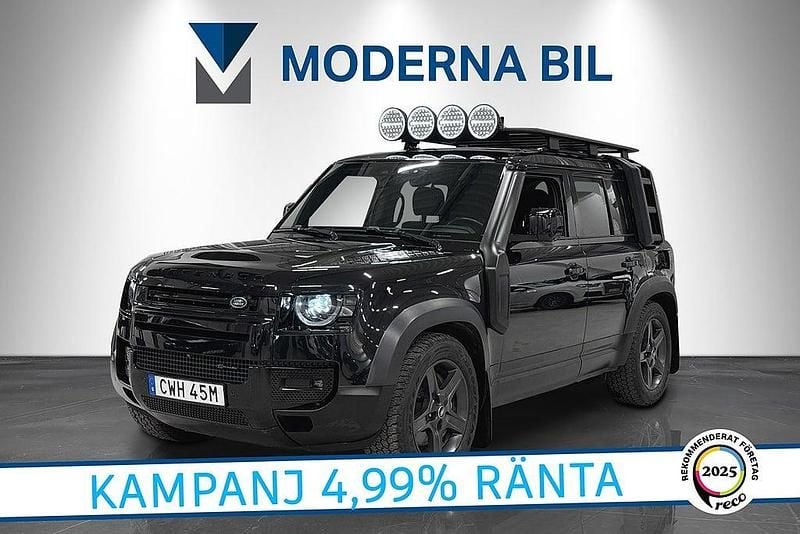 Svart Begagnad 2021 Land Rover Defender Black Edition SUV | 949 900 kr (Dyr) - Bild 1/4