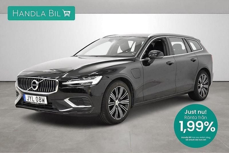 Svart Begagnad 2021 Volvo V60 Inscription Kombi | 369 900 kr (Bra pris) - Bild 1/4