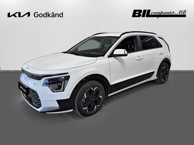 Vit (/ud/ clear white) Begagnad 2023 Kia e-Niro 2 SUV | 389 000 kr - Bild 1/4