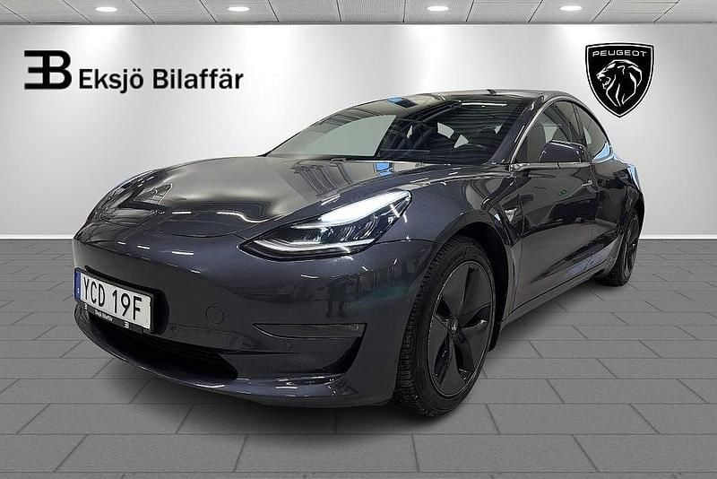 Begagnad Tesla Model 3 Long Range AWD 339 kW (462 HK) 2019 Grå Sedan