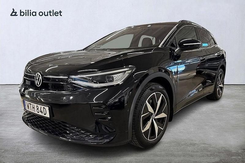 Svart Begagnad 2023 VW ID.4 GTX SUV | 399 900 kr (Marknadspris) - Bild 1/3