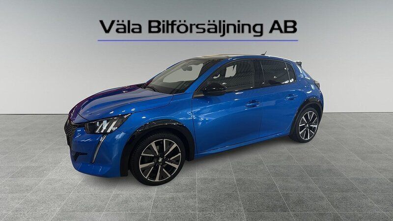 Blå Begagnad 2020 Peugeot 208 GT-line Halvkombi | 179 900 kr (Dyr) - Bild 1/4