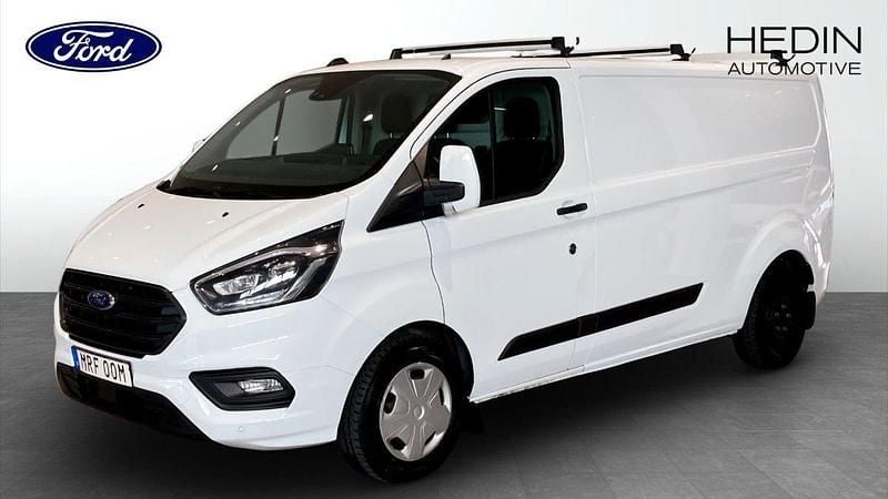 Vit (white) Begagnad 2020 Ford Transit Custom Trend Van | 209 900 kr (Bra pris) - Bild 1/4