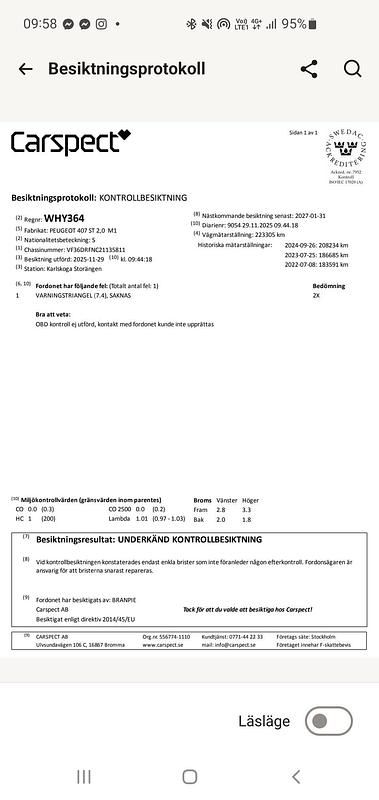Begagnad 2005 Peugeot 407 Sedan | 15 000 kr (Marknadspris) - Bild 1/3