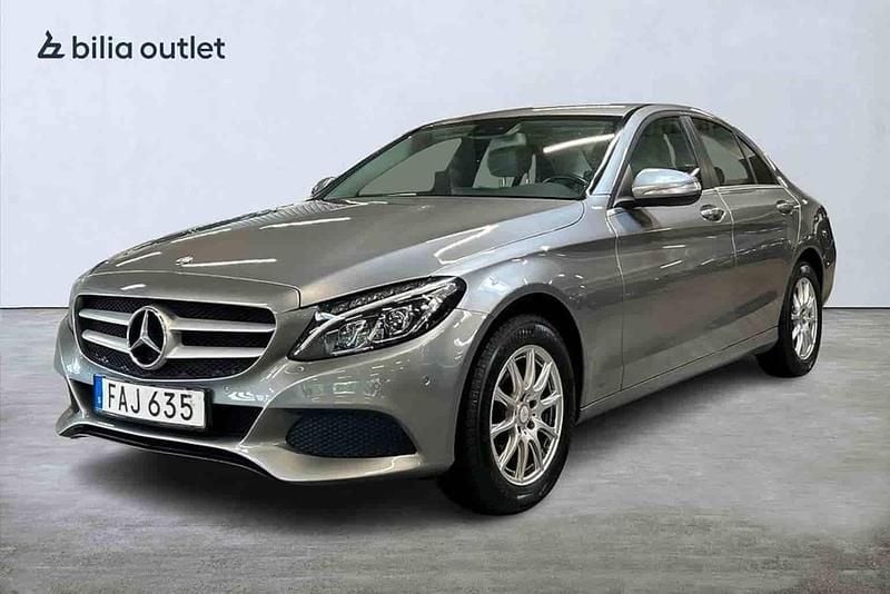 Silver Begagnad 2015 Mercedes C220 Sedan | 179 900 kr - Bild 1/1